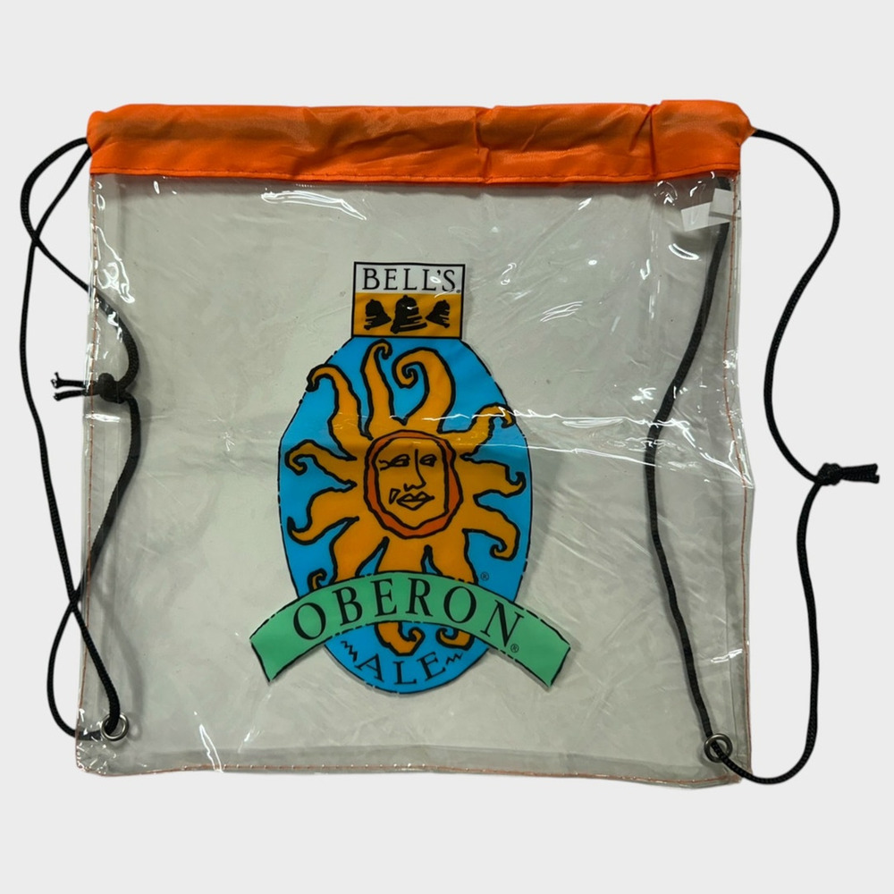Bell's Oberon Clear Drawstring Bag 12" x 12"